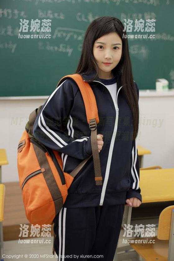 MFStar模范学院 - 最新写真集：lingyu69的蕾丝游戏，玩得很溜哦！