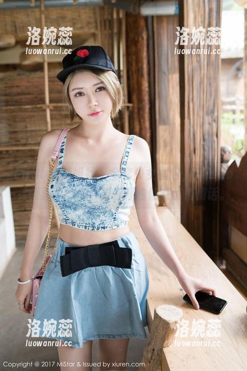 MiStar魅妍社 - 全套少女图包，Mieko林美惠子的每一张都像偷偷在说悄悄话。