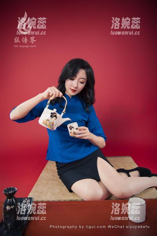 丽柜 - 心心的黑色写真更新，原图在这里，默默感叹这黑色的深度