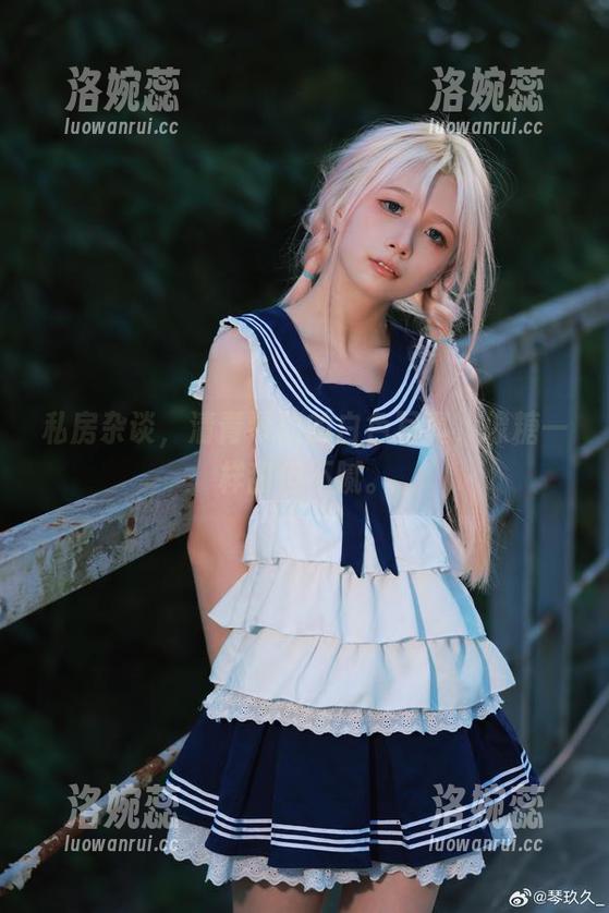 清青琴玖 私房杂谈,清青琴玖的白色写真,像糖一样甜但不腻。